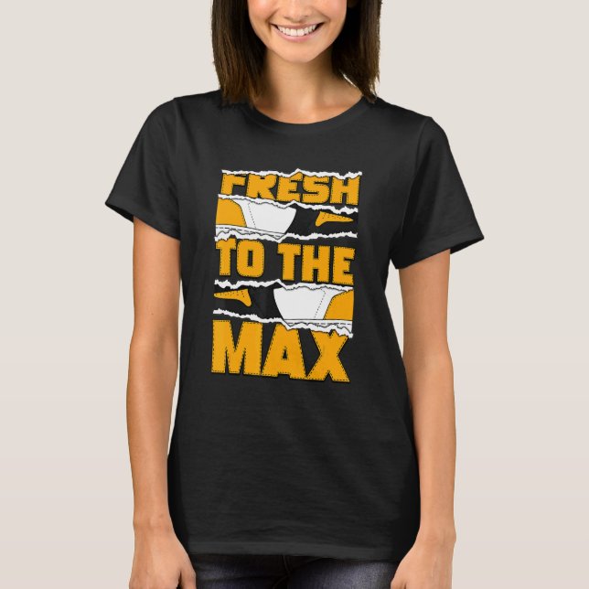 Camiseta Fresh To The Max OG Yellow Toe 1s Matching (Anverso)