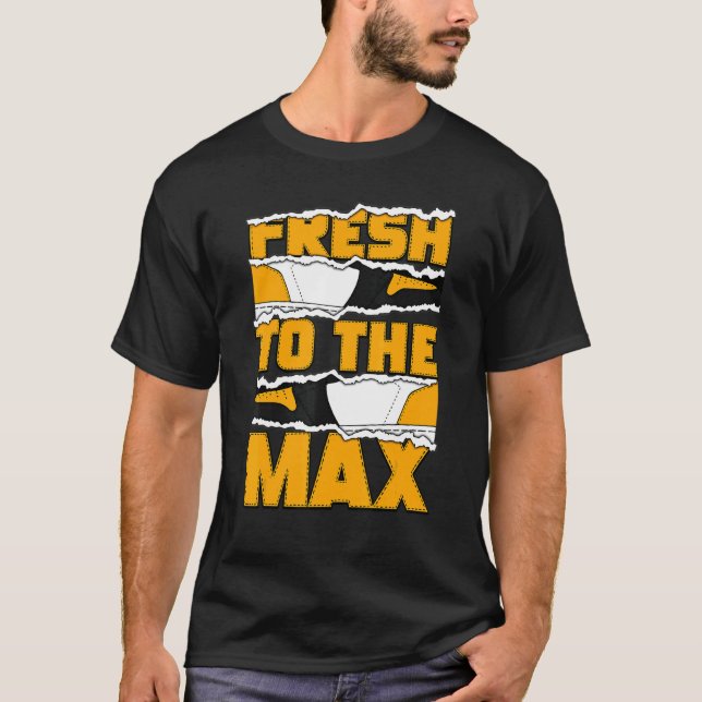 Camiseta Fresh To The Max OG Yellow Toe 1s Matching (Anverso)