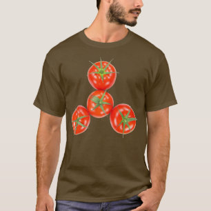 Camiseta Fresh Veggies Red Tomatoes Plant Based Vegan Veget