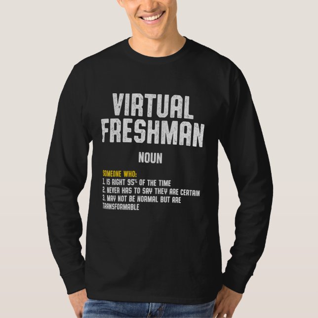 Camiseta Freshman Virtual Online School Student 4 (Anverso)