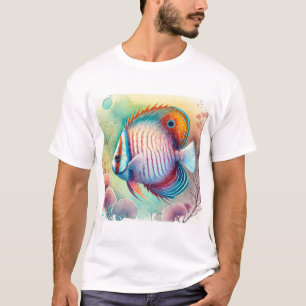 Camiseta Freshwater Butterflyfish 040924AREF132 - Watercolo