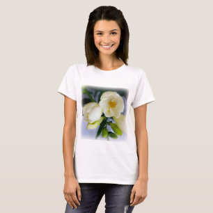 Camiseta fresia amarilla blanca