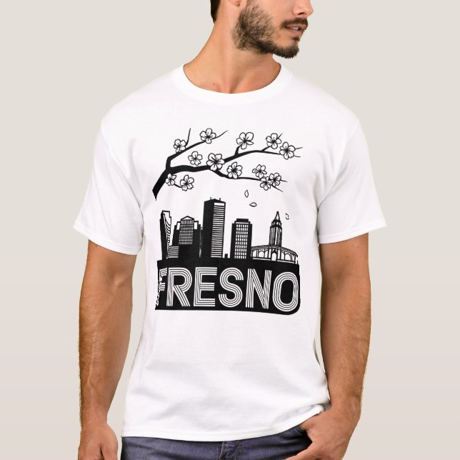 Camiseta Fresno City California Estados Unidos (Anverso)
