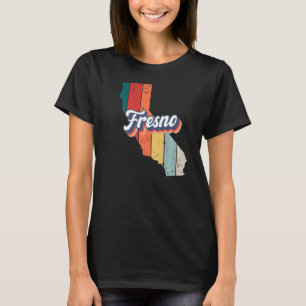 Camiseta Fresno City Retro Vintage Hometown California Prem