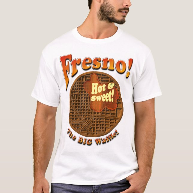 Camiseta ¡Fresno! ¡La galleta grande! (Anverso)
