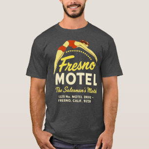 Camiseta Fresno Motel Fresno, CA Retro Funny Vintage de los