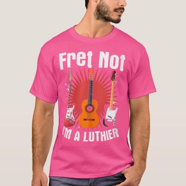 Camiseta Fret Not - Guitariano Acústico Fixer Luthier (Anverso)