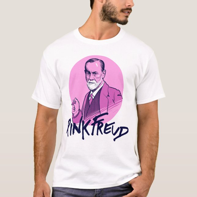 Camiseta Freud Rosa (Anverso)