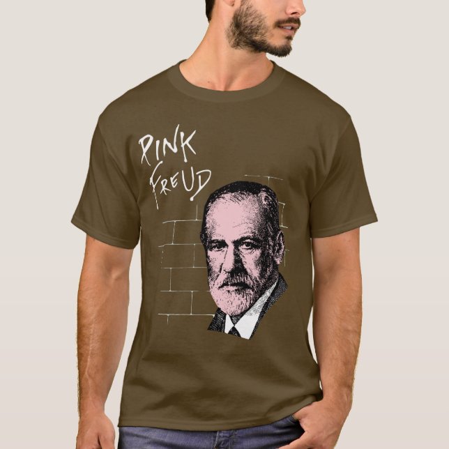Camiseta Freud rosado Sigmund Freud (Anverso)