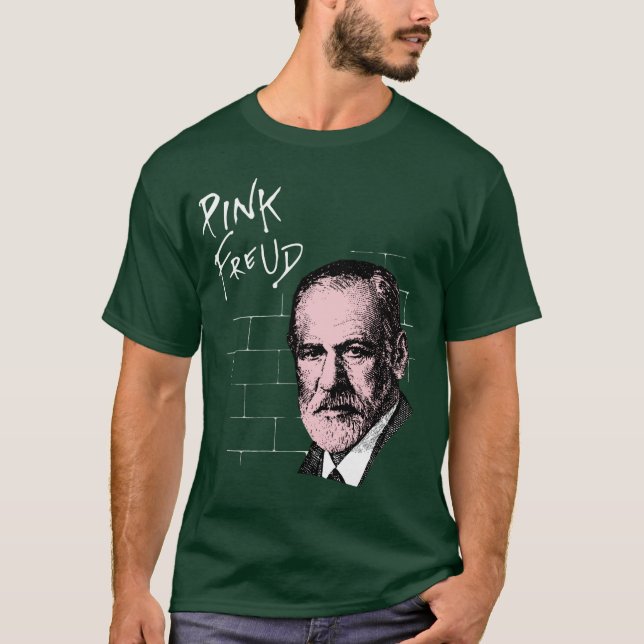 Camiseta Freud rosado Sigmund Freud (Anverso)