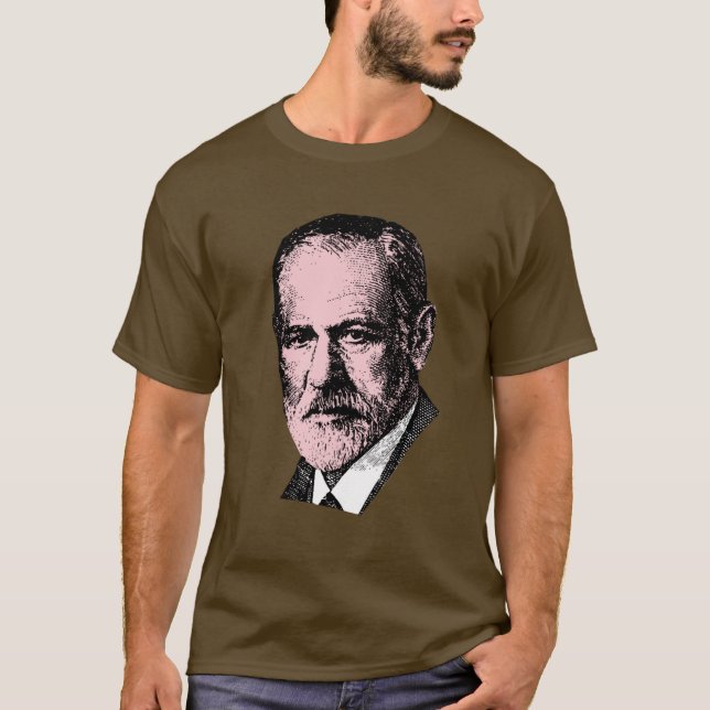 Camiseta Freud rosado Sigmund Freud (Anverso)