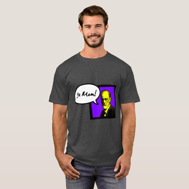 Camiseta Freud "su mamá " (Anverso completo)