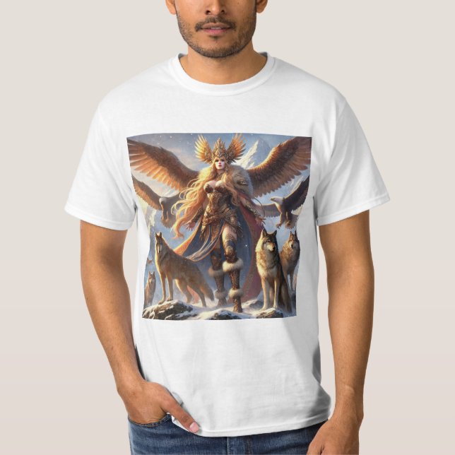Camiseta Freya: La Diosa del Amor y la Guerra (Anverso)