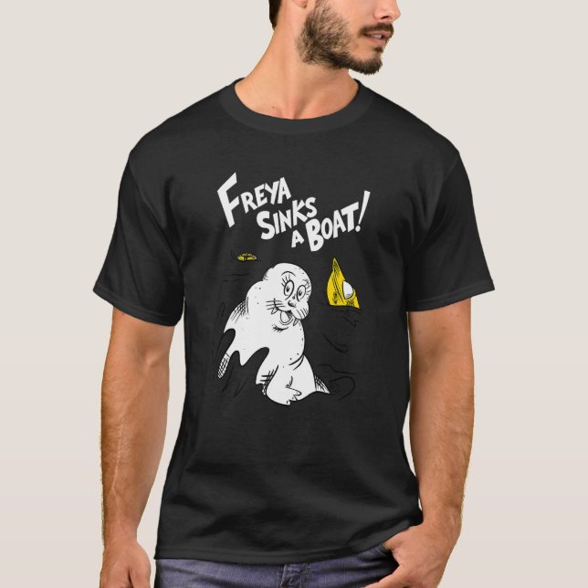 Camiseta Freya La Morsa Hunde Un Barco (Anverso)