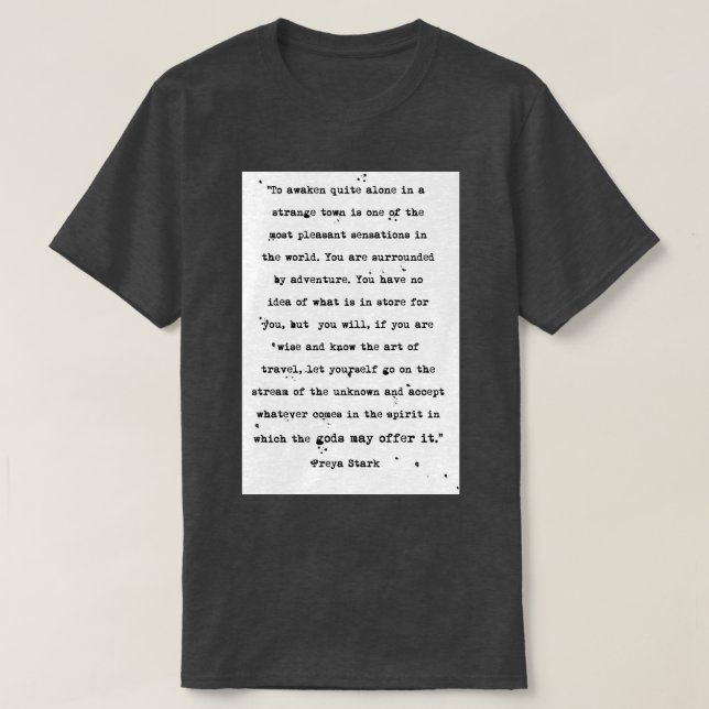 Camiseta Freya Stark Explorer (Diseño del anverso)