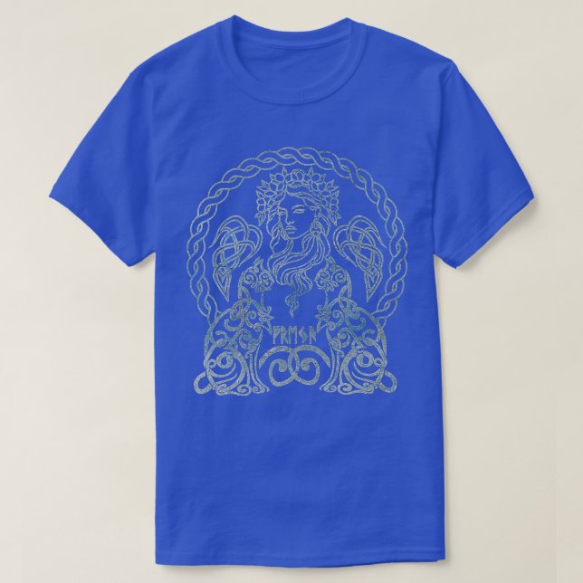 Camiseta Freya Viking Goddess Freyja Norse Mythology Celtic (Diseño del anverso)