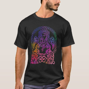 Camiseta Freya Viking Goddess Freyja Norse Mythology Rainbo