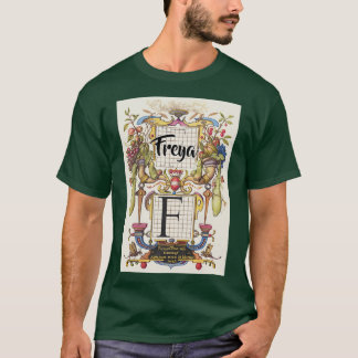 Camiseta Freya Vintage y la caligrafía moderna Crafter Gard