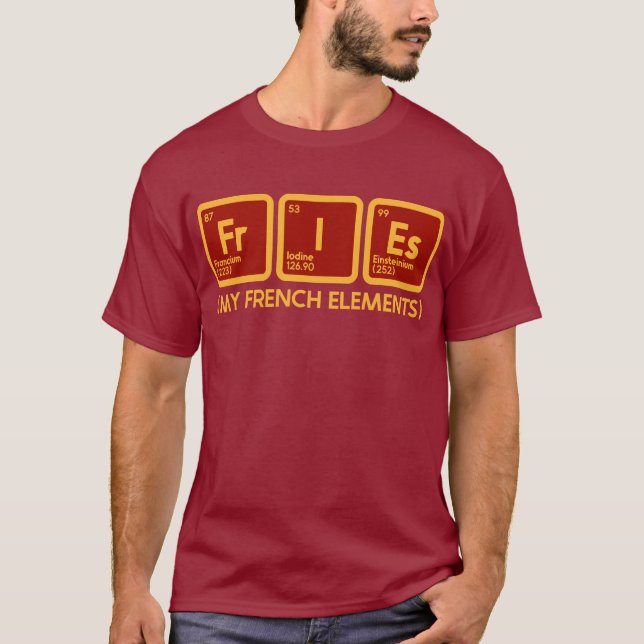Camiseta Frías periódicas (Anverso)