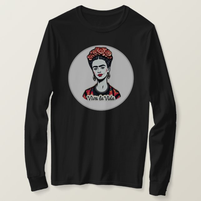 Camiseta Frida Kahlo (Anverso del diseño)