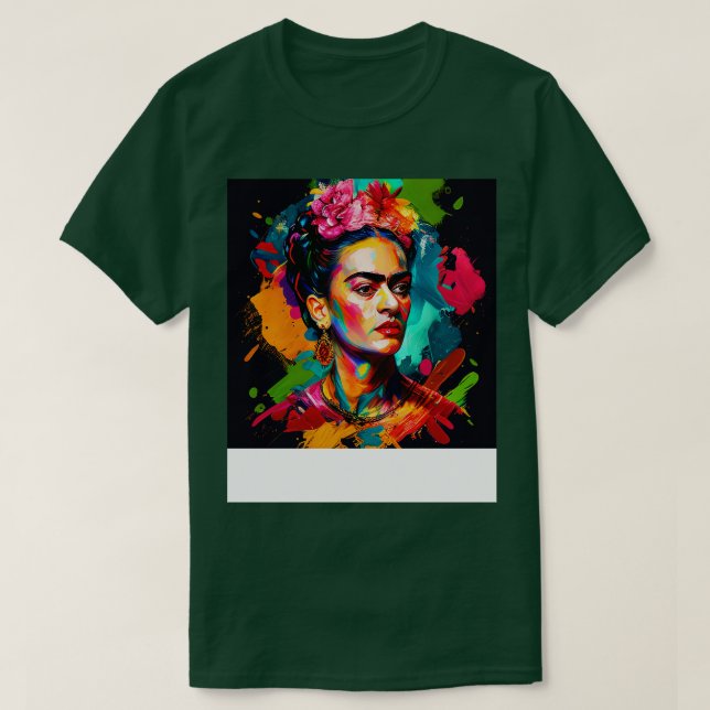 Camiseta frida kahlo (Diseño del anverso)