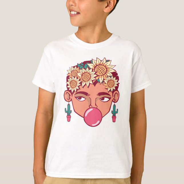 Camiseta Frida Kahlo Personalizado (Anverso)