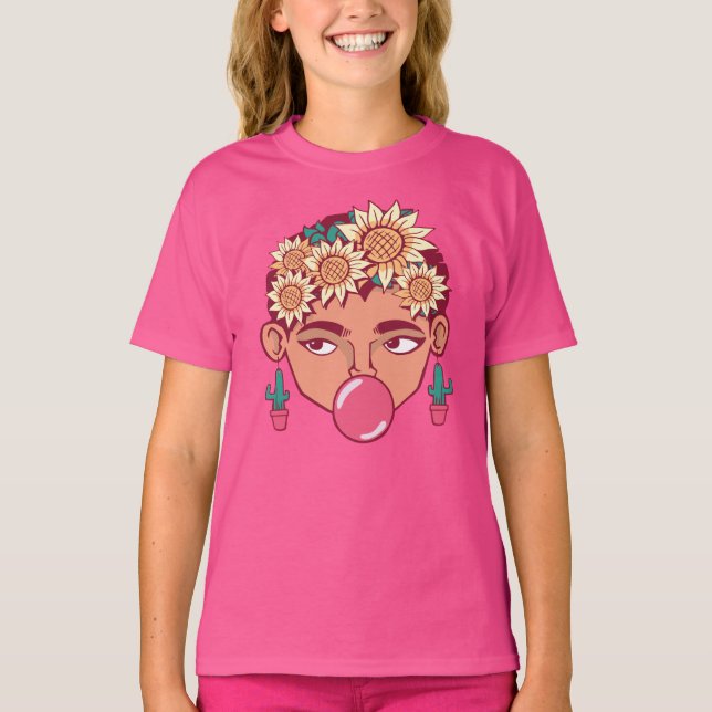 Camiseta Frida Kahlo Personalizado (Anverso)
