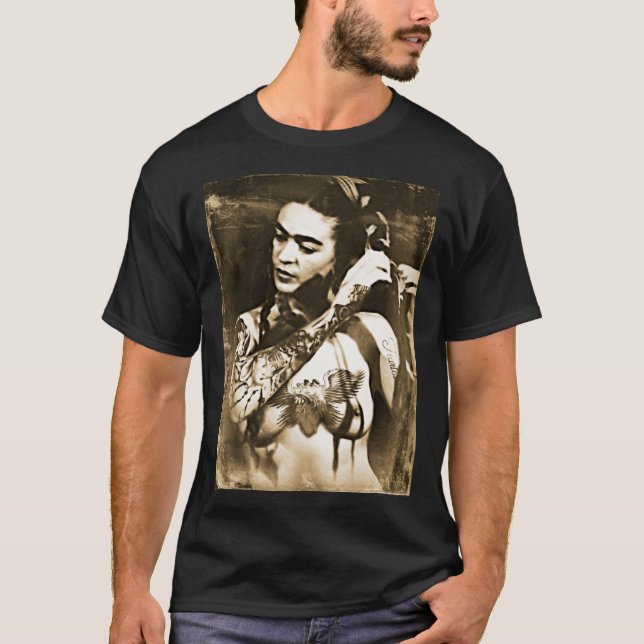 Camiseta Frida Kahlo Tattoo Classic T-Shirt (Anverso)
