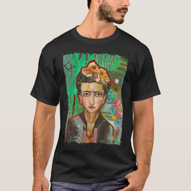 Camiseta Frida Kahlo Tribute Classic T-Shirt (Anverso)