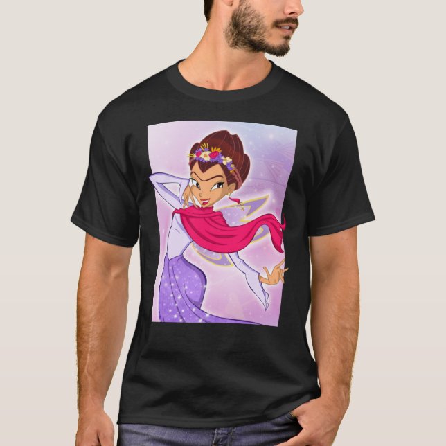 Camiseta Frida Kahlo Winx Club Cartoon style T-shirt Essent (Anverso)
