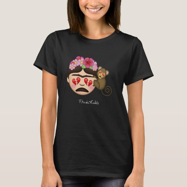 Camiseta Frida Moji. (Anverso)