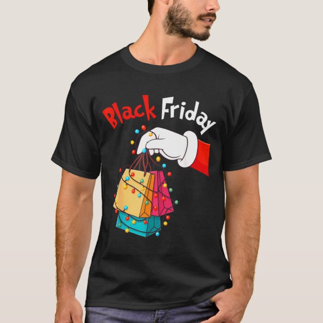 Camiseta Friday Shopng Squad Christmas Black Shopng Family  (Anverso)