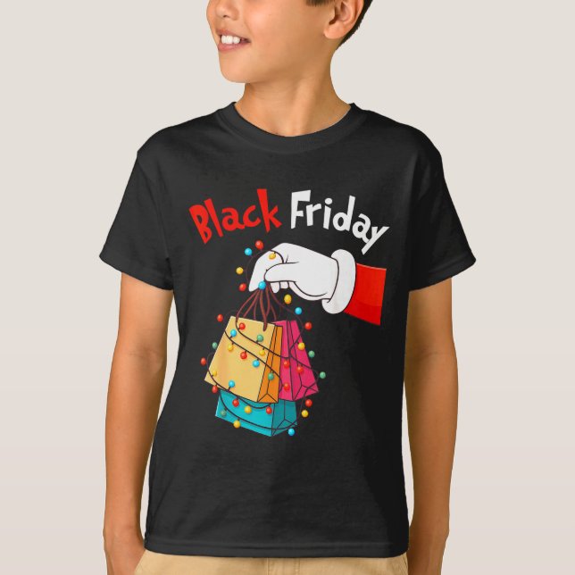 Camiseta Friday Shopng Squad Christmas Black Shopng Family  (Anverso)