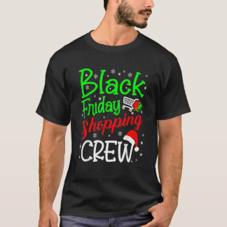 Camiseta Friday Shopping Crew Christmas Black Shopping Fami