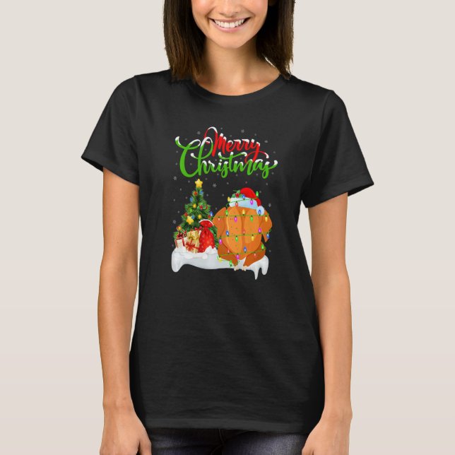 Camiseta Fried Chicken  Xmas Decorations Fried Chicken Chri (Anverso)