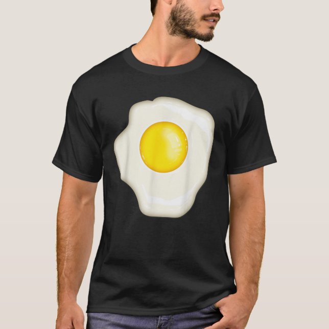 Camiseta Fried Egg Cool Sunny Side Up Egg Lovers Tee Gift  (Anverso)