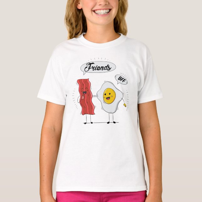 Camiseta Fried Egg Mejor Amigo (Anverso)