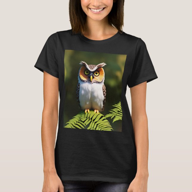 Camiseta "Frieda la lechuza de voz: una belleza natural" (Anverso)