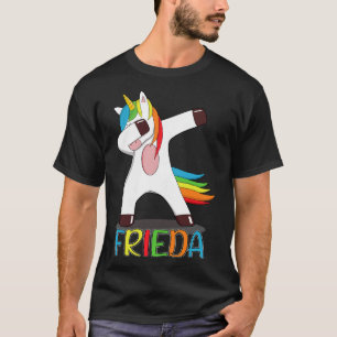 Camiseta Frieda Nombre Nombre Frieda Colorful Dancing Un