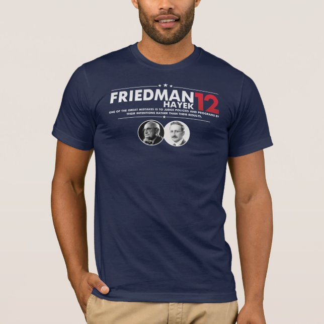 Camiseta Friedman Hayek 2012 (Anverso)