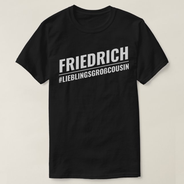 Camiseta Friedrich (Diseño del anverso)