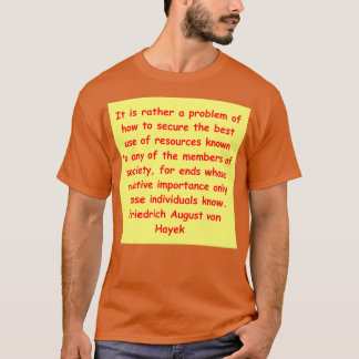 Camiseta Friedrich August von Hayek 31