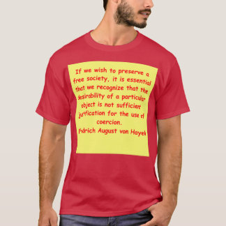 Camiseta Friedrich August von Hayek 6