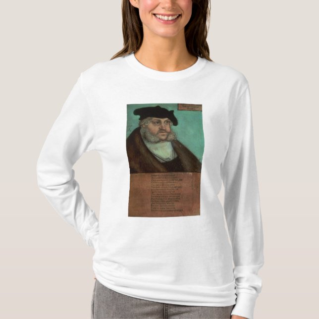 Camiseta Friedrich III, el sabio, elector de Sajonia (Anverso)