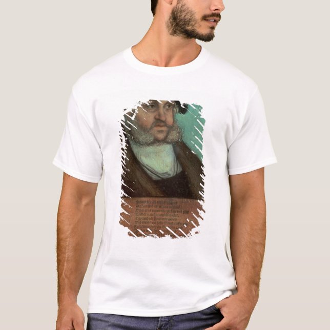 Camiseta Friedrich III, el sabio, elector de Sajonia (Anverso)