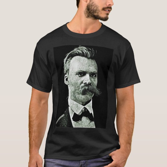 Camiseta Friedrich Nietzsche (Anverso)