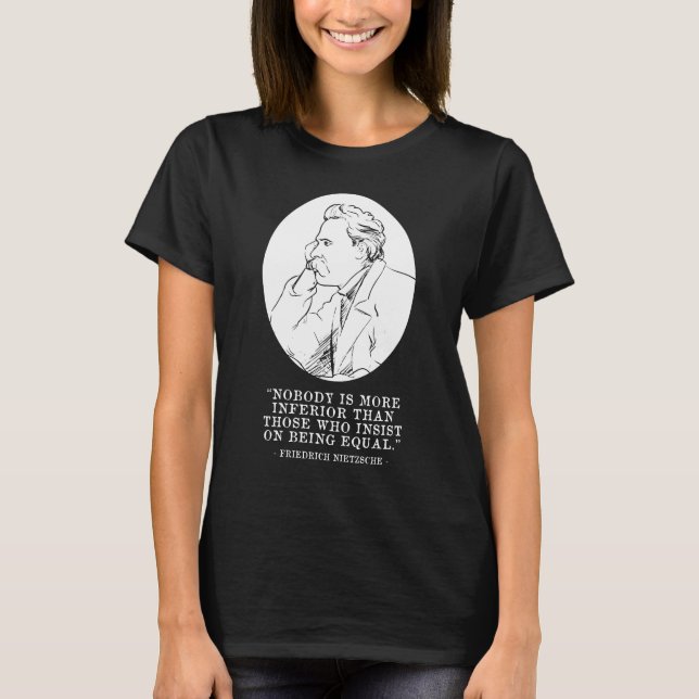 Camiseta FRIEDRICH NIETZSCHE - Will to Power Philosophy (Anverso)
