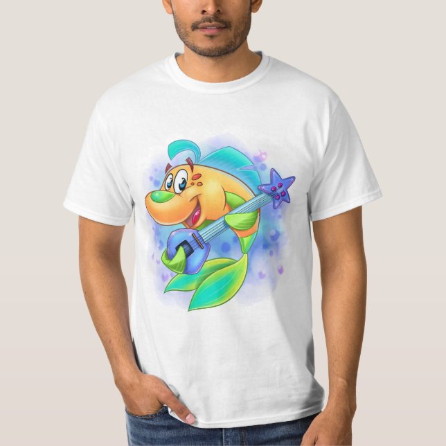 Camiseta FriendFish personalizado fish jammy shirt (Anverso)
