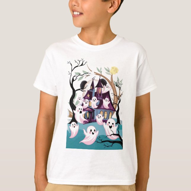 Camiseta Friendly Haunt Ghostly Dreamscape (Anverso)