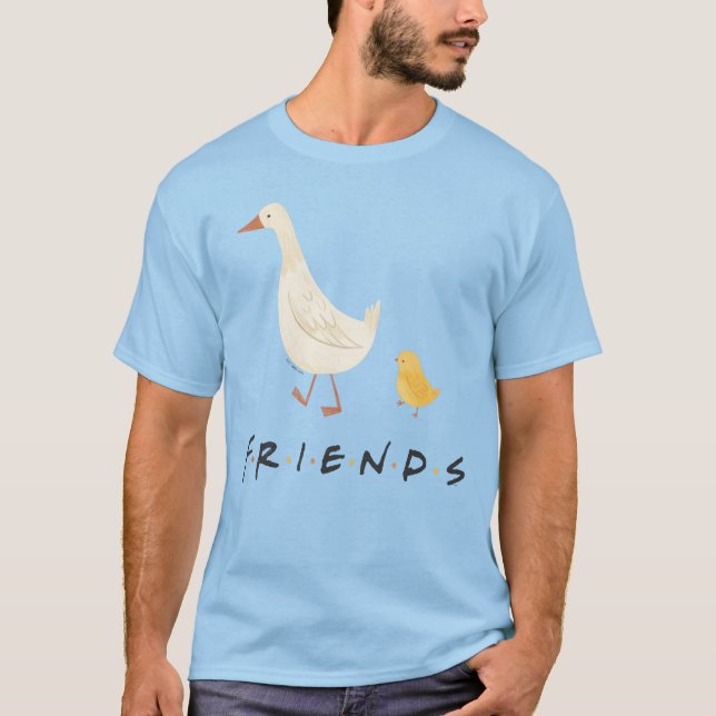 Camiseta FRIENDS™ | El pollito y el pato (Anverso)